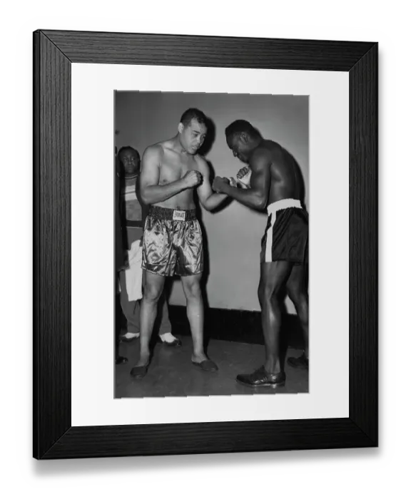 Framed Print : Joe Louis And Ezzard Charles Framed Print : Joe Louis And Ezzard Charles