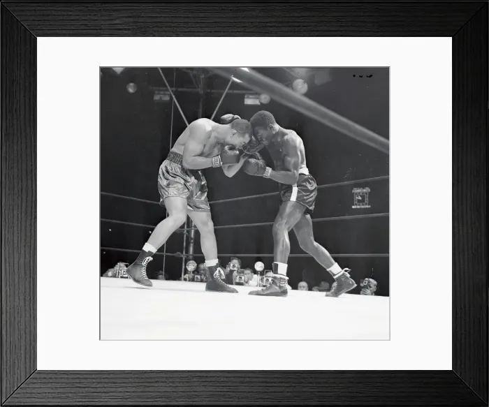 Framed Print : Boxing Action at Yankee Stadium Framed Print : Boxing Action at Yankee Stadium