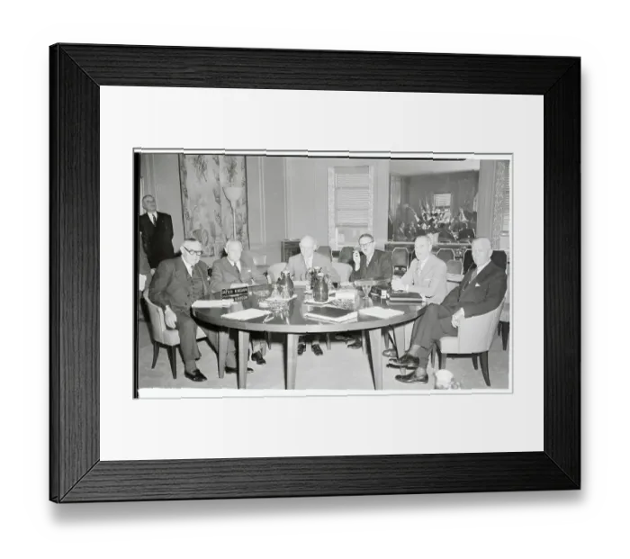Framed Print : Defense Meeting