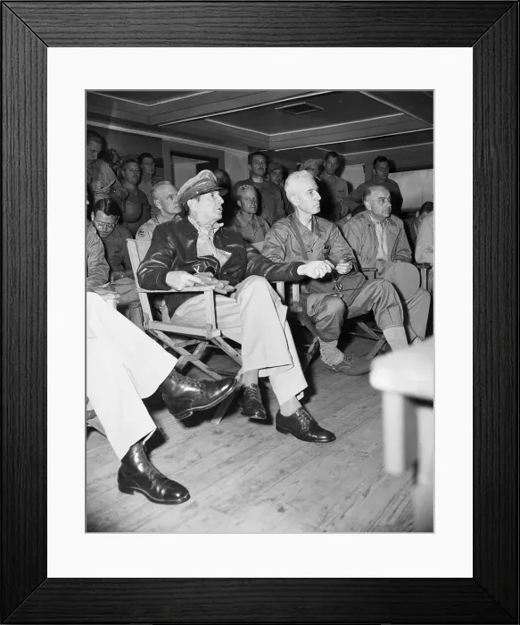Framed Print : General MacArthur in Korea Framed Print : General MacArthur in Korea