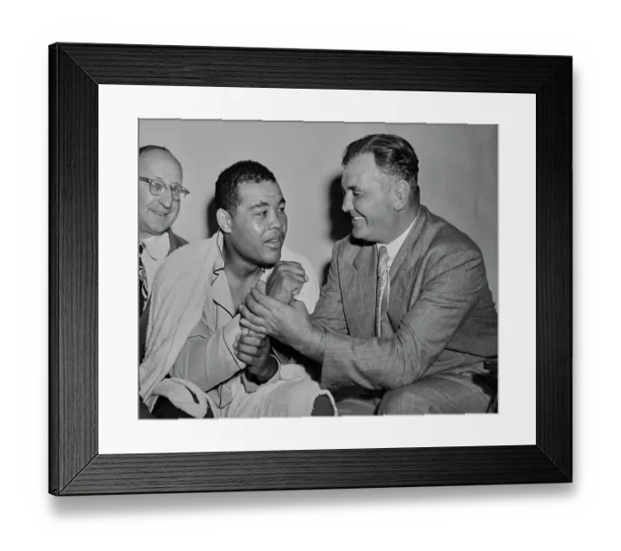 Framed Print : Joe Louis And James Braddock Framed Print : Joe Louis And James Braddock