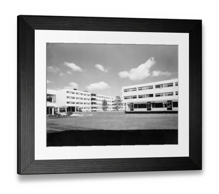 Framed Print : Harvard Buildings By Walter Gropius