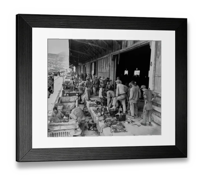 Framed Print : US Soldiers In South Korea Framed Print : US Soldiers In South Korea