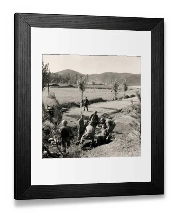 Framed Print : First Aid For Soldier Hit By Sniper Framed Print : First Aid For Soldier Hit By Sniper