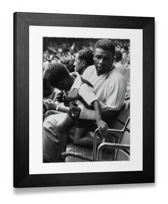 Framed Print : Jackie Robinson Framed Print : Jackie Robinson