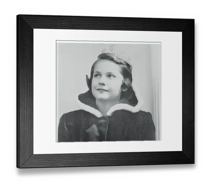 Framed Print : Portrait Joan Crawford as a Young Girl