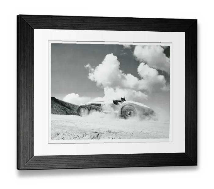 Framed Print : Mack Hellings Driving Car Framed Print : Mack Hellings Driving Car
