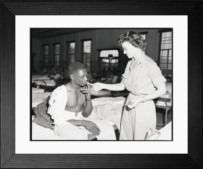 Framed Print : Volunteer Lighting Solder'S Cigarette Framed Print : Volunteer Lighting Solder'S Cigarette