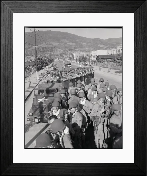 Framed Print : U.S. Troops Riding In Military Vehicles Framed Print : U.S. Troops Riding In Military Vehicles