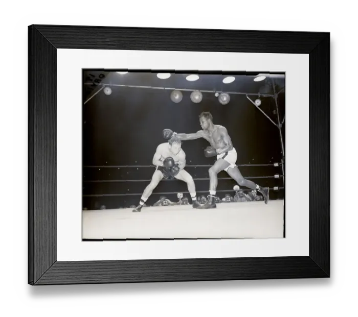 Framed Print : Charley Fusari and Sugar Ray Robinsons Framed Print : Charley Fusari and Sugar Ray Robinsons