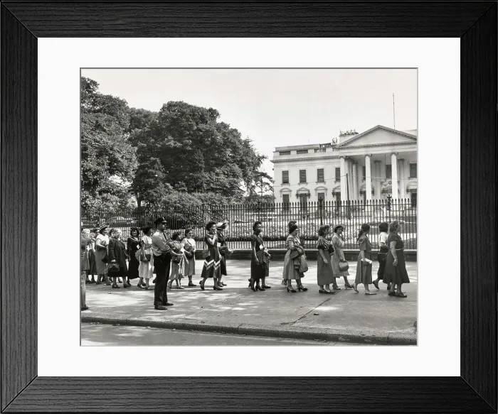 Framed Print : Women Protest Against Korean War Framed Print : Women Protest Against Korean War
