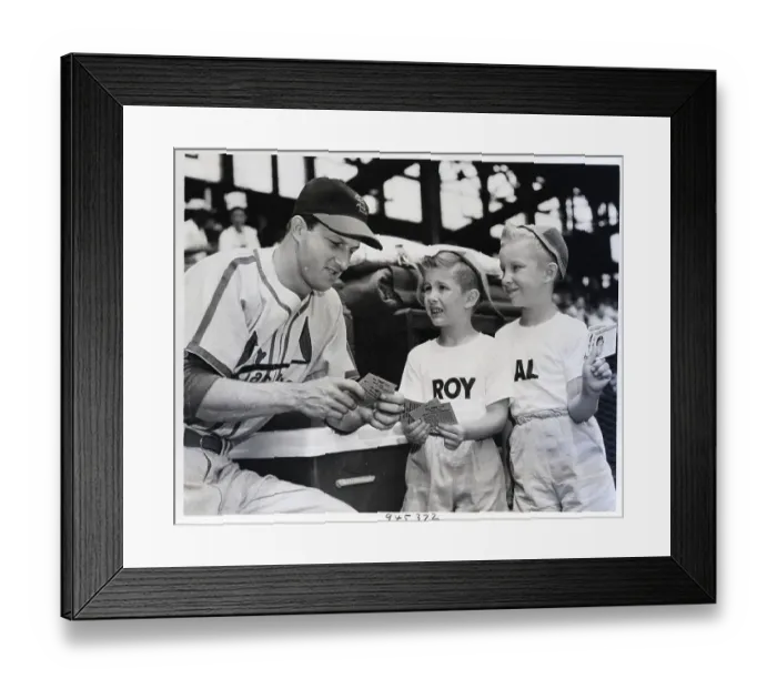 Framed Print : S.Musial & Twins Go Thru Some Pictures Framed Print : S.Musial & Twins Go Thru Some Pictures
