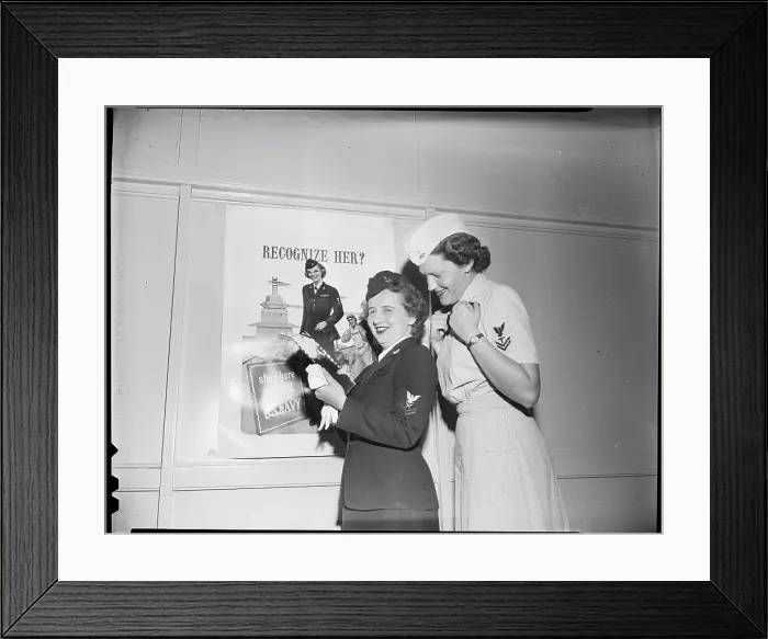 Framed Print : Two Wave Women Primp Framed Print : Two Wave Women Primp