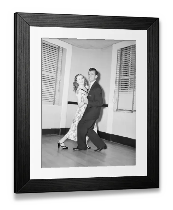 Framed Print : Instructors at an Arthur Murray Studio Framed Print : Instructors at an Arthur Murray Studio
