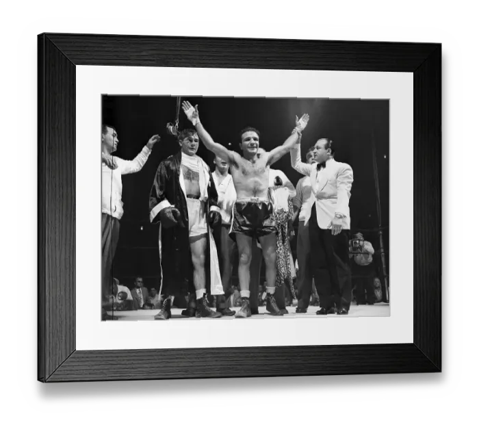 Framed Print : Jake Lamotta Celebrating Middleweight Win Framed Print : Jake Lamotta Celebrating Middleweight Win