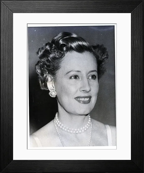 Framed Print : Closeup Of Irene Dunne As Queen Victoria Framed Print : Closeup Of Irene Dunne As Queen Victoria