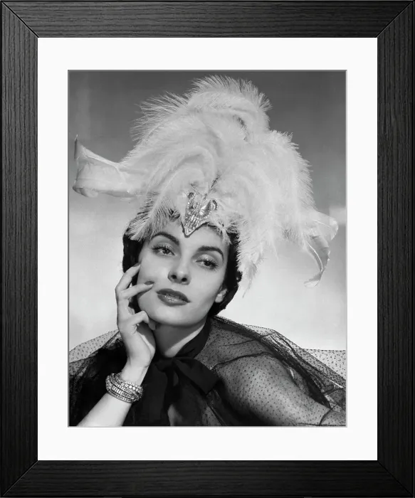 Framed Print : White Paradise Hat by Balenciaga Framed Print : White Paradise Hat by Balenciaga