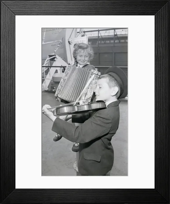 Framed Print : Ukraine Child Immigrants Framed Print : Ukraine Child Immigrants