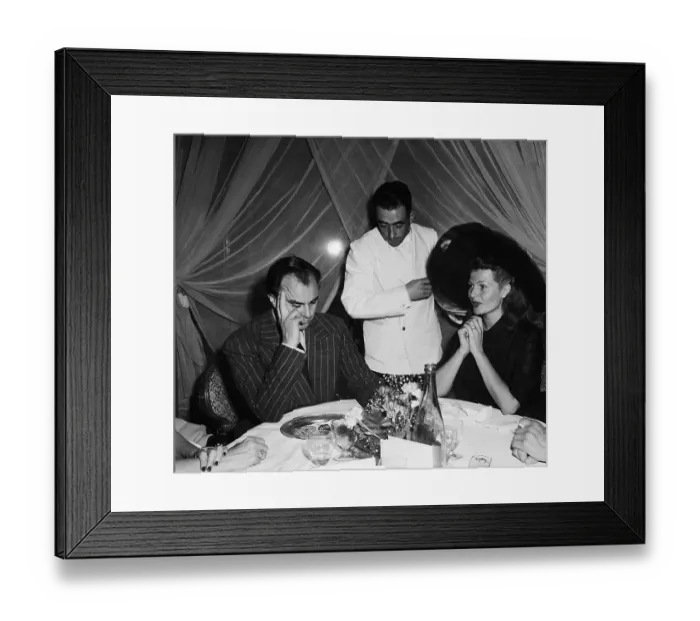 Framed Print : Aly Khan & Rita Hayworth Order Lunch Framed Print : Aly Khan & Rita Hayworth Order Lunch