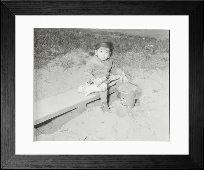 Framed Print : Young Russian Refugee