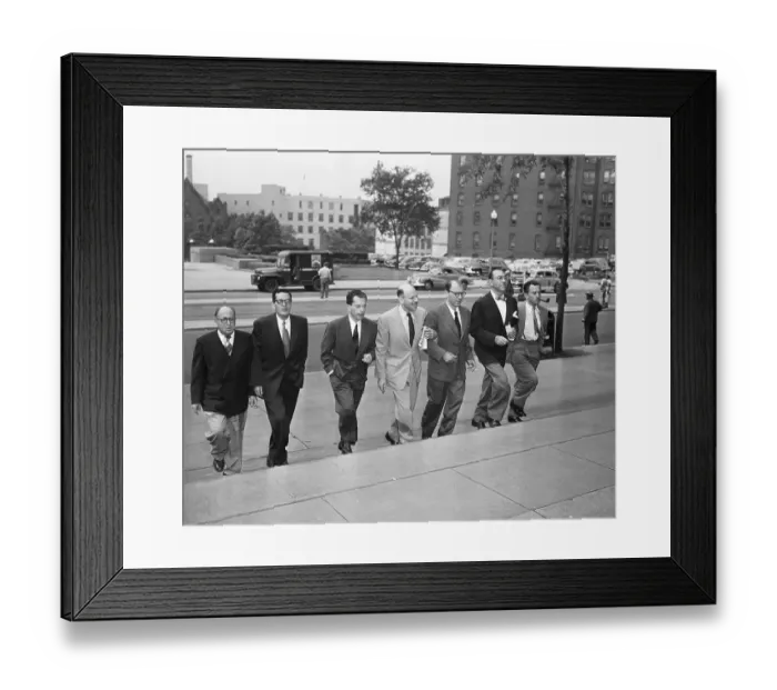 Framed Print : Hollywood Writers Go On Trial