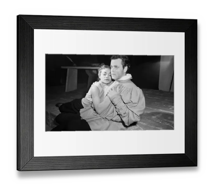 Framed Print : Orson Welles and Eartha Kitt Framed Print : Orson Welles and Eartha Kitt