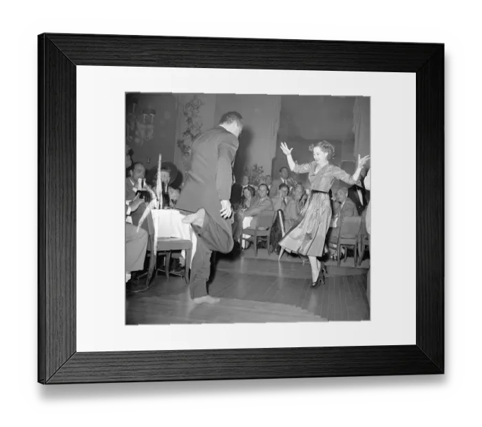 Framed Print : Nick Condos and Eleanor Whitney Dancing Framed Print : Nick Condos and Eleanor Whitney Dancing