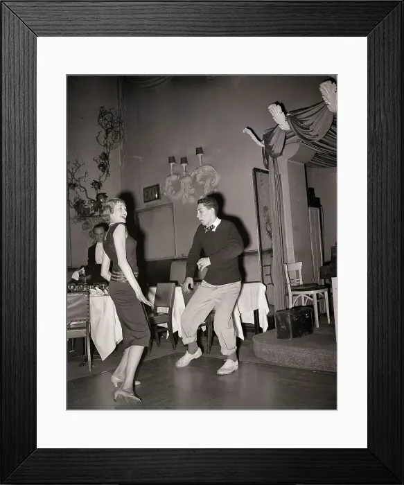 Framed Print : Broadway Cast Members Dancing at Nightclub