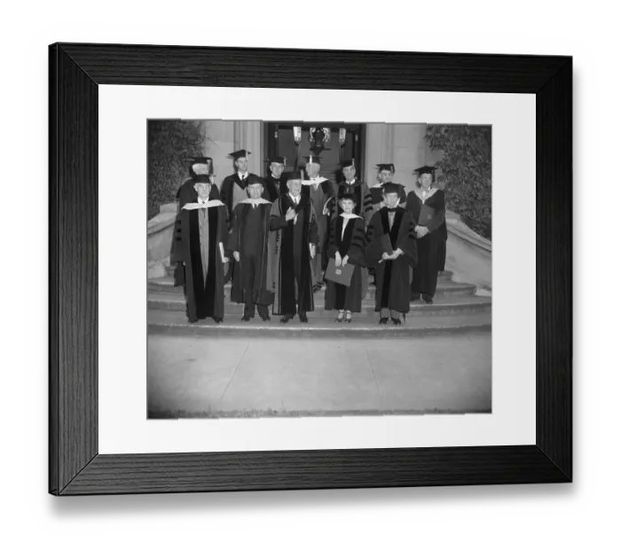 Framed Print : Honorary Degree Recipients at Yale Framed Print : Honorary Degree Recipients at Yale