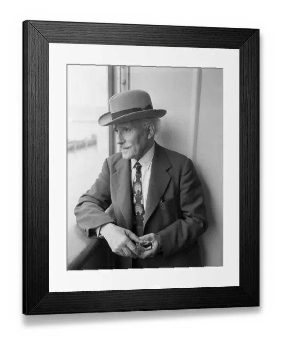 Framed Print : Conductor Toscanini Aboard Ocean Liner Framed Print : Conductor Toscanini Aboard Ocean Liner