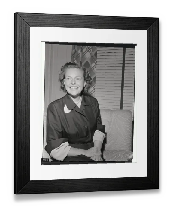 Framed Print : Portrait of Helen Gahagan Douglas Framed Print : Portrait of Helen Gahagan Douglas