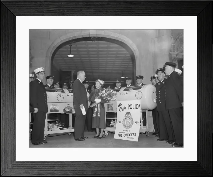 Framed Print : Helen Hayes at March of Dimes Ceremony Framed Print : Helen Hayes at March of Dimes Ceremony