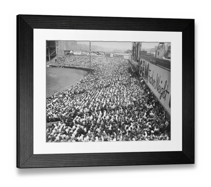 Framed Print : Fans Watching Baseball Game Framed Print : Fans Watching Baseball Game