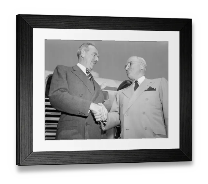 Framed Print : Acheson Returns From Talks in Europe Framed Print : Acheson Returns From Talks in Europe