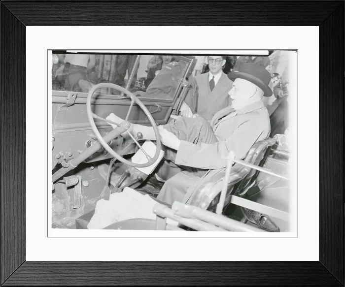 Framed Print : Louis St. Laurent Putting on Socks Framed Print : Louis St. Laurent Putting on Socks
