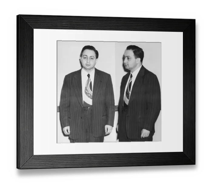 Framed Print : Composite Of Harry Gold After Arrest Framed Print : Composite Of Harry Gold After Arrest