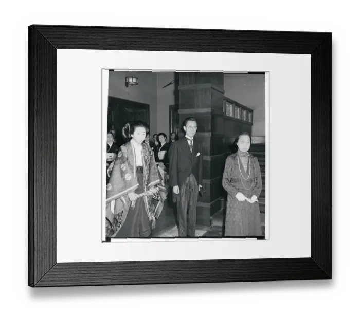 Framed Print : Japanese in Formal Dress Framed Print : Japanese in Formal Dress