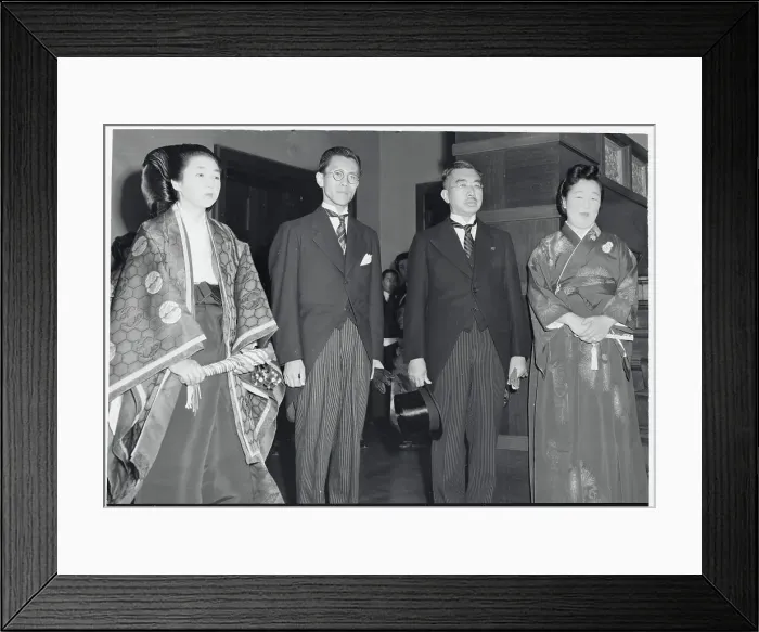 Framed Print : Japanese in Formal Dress