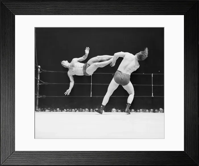 Framed Print : Antonio Rocca and Lord Leslie Carlton Wrestling Framed Print : Antonio Rocca and Lord Leslie Carlton Wrestling