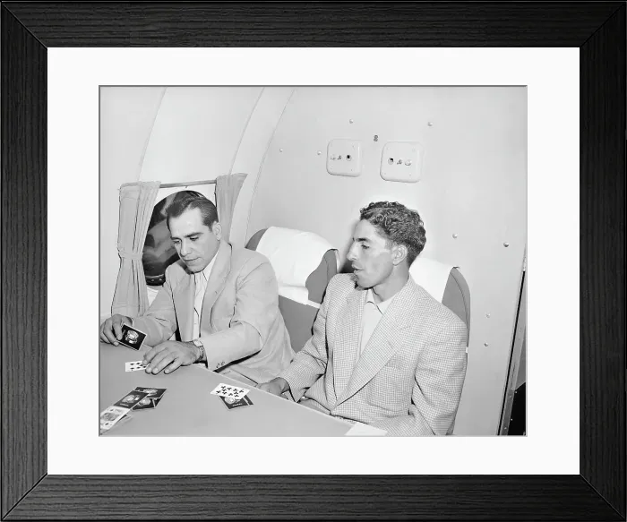 Framed Print : Yogi Berra and Phil Rizzuto Playing Cribbage Framed Print : Yogi Berra and Phil Rizzuto Playing Cribbage