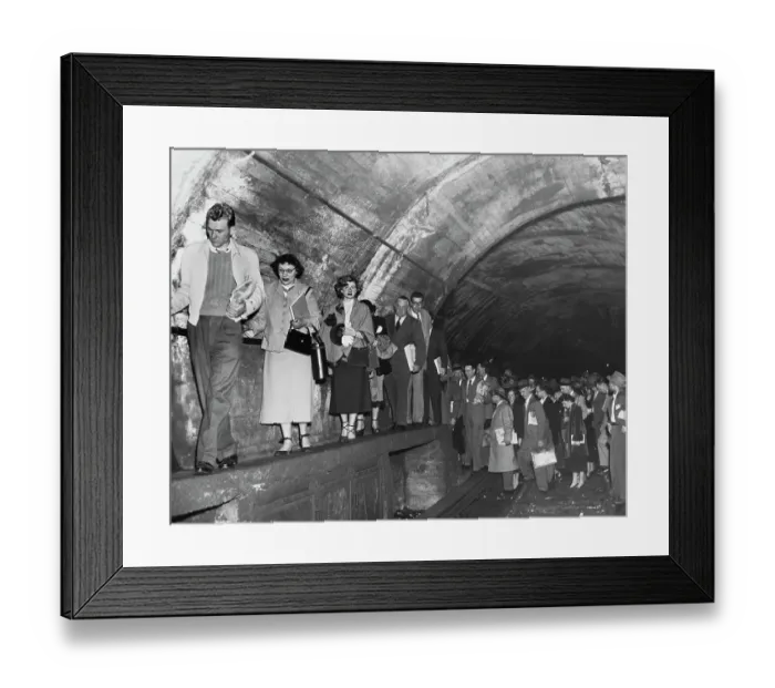 Framed Print : Subway Passengers Emergency Exit Framed Print : Subway Passengers Emergency Exit