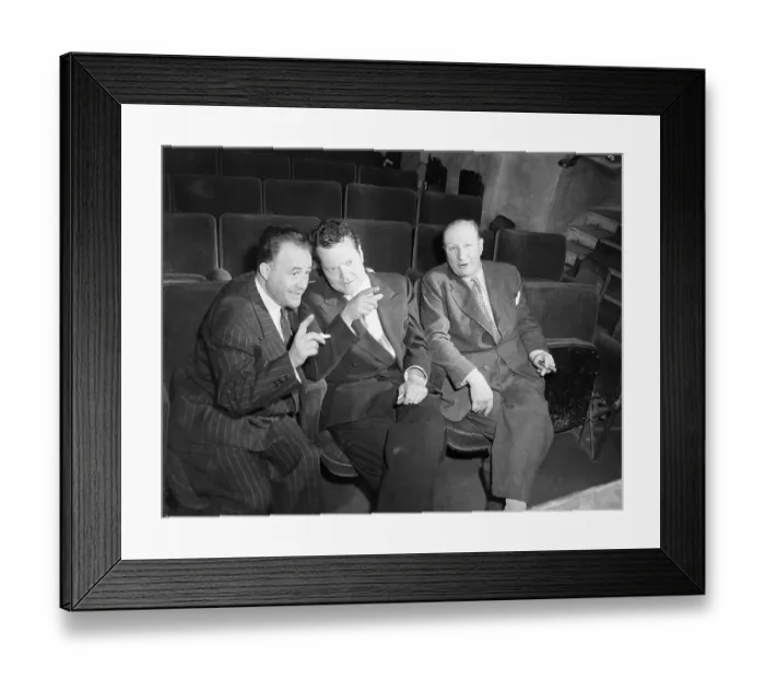 Framed Print : Orson Welles with Others Framed Print : Orson Welles with Others