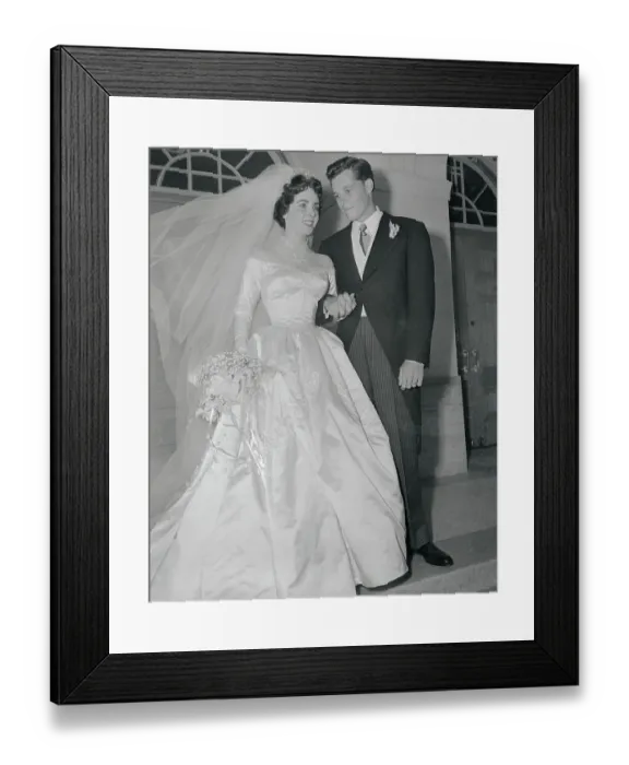 Framed Print : Mr. and Mrs. Conrad Nicholson Hilton, Jr Framed Print : Mr. and Mrs. Conrad Nicholson Hilton, Jr