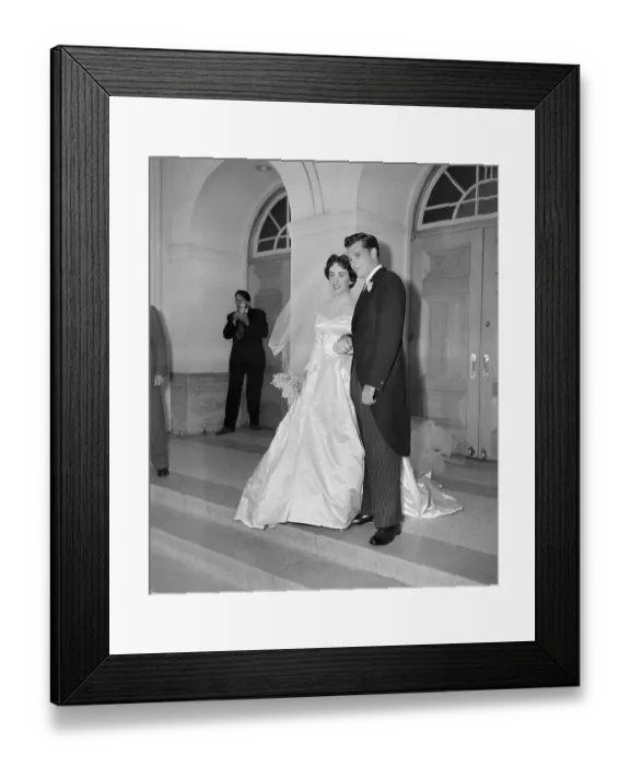 Framed Print : Mr. and Mrs. Conrad Nicholson Hilton, Jr Framed Print : Mr. and Mrs. Conrad Nicholson Hilton, Jr
