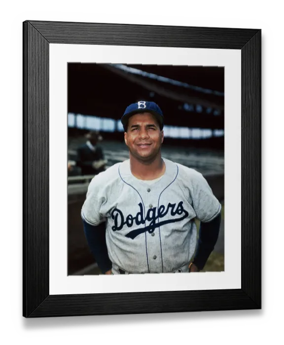 Framed Print : Roy Campanella Smiling Framed Print : Roy Campanella Smiling