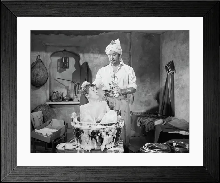Framed Print : Errol Flynn and Dean Stockwell in Kim Framed Print : Errol Flynn and Dean Stockwell in Kim
