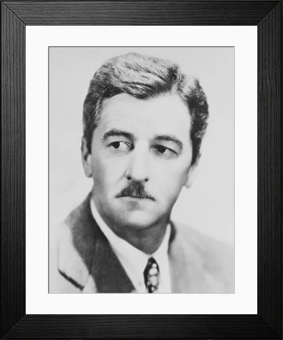 Framed Print : Novelist William Faulkner Framed Print : Novelist William Faulkner