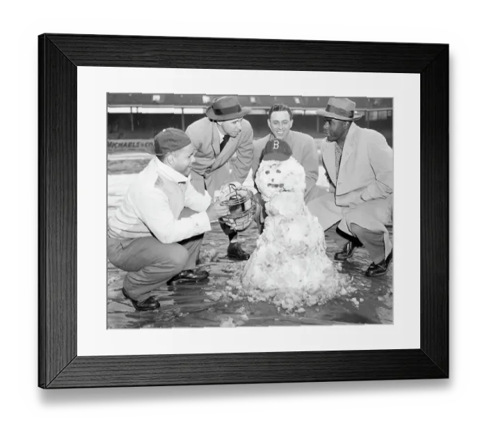 Framed Print : J.Robinson, P.W.Reese, Etc. Around Snowman Framed Print : J.Robinson, P.W.Reese, Etc. Around Snowman