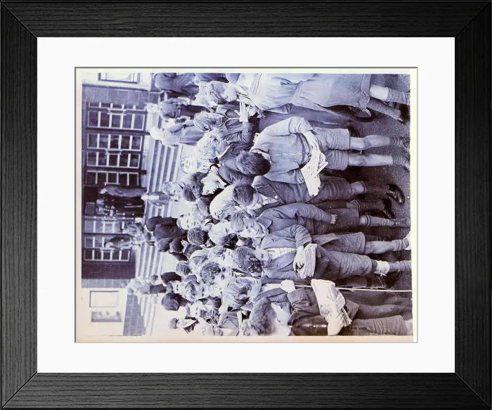 Framed Print : Crwod Of Children Inspecting Comic Books Framed Print : Crwod Of Children Inspecting Comic Books