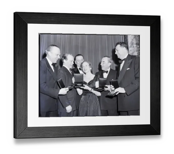 Framed Print : Helen Hayes Presenting Tony Award Framed Print : Helen Hayes Presenting Tony Award